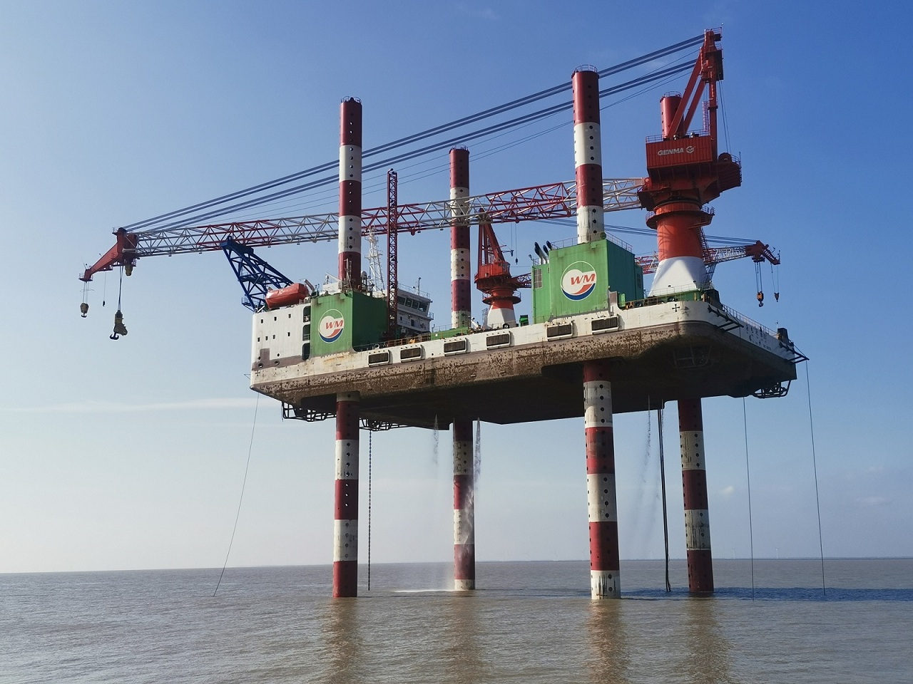 ROC Successfully Delivered “Offshore Wind O&M 801” Platform For Large Parts Replacement, Operation And Maintenance(图3) ROC Successfully Delivered “Offshore Wind O&M 801” Platform For Large Parts Replacement, Operation And Maintenance(图3)
