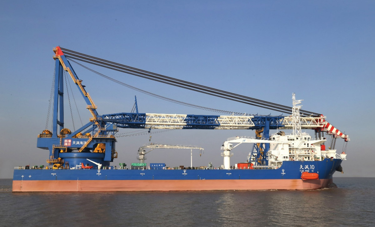 3000T Floating Crane