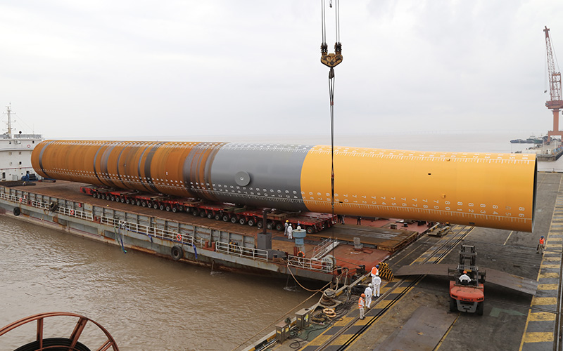 海上风电单桩(图3) 明阳阳江沙扒海上风电项目