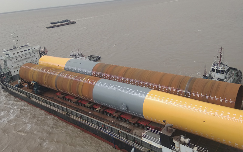 海上风电单桩(图4) 三峡新能源阳江一期单桩复合筒风电项目