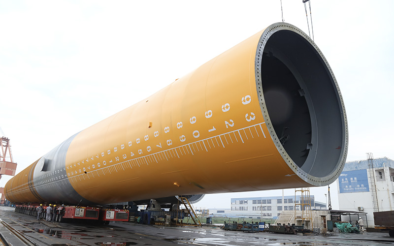 海上风电单桩(图8) 三峡新能源如东H6 400MW风电项目